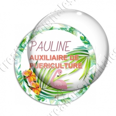 Image digitale - Auxiliaire de puériculture - Flamant