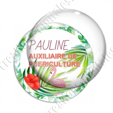 Image digitale - Auxiliaire de puériculture - Flamant