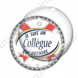 Image digitale - Je suis un collègue... blanc - capsule