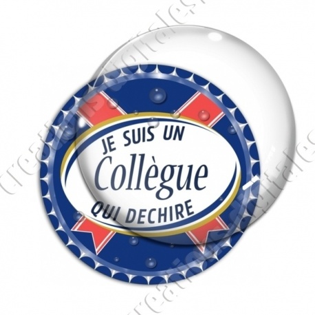 Image digitale - Je suis un collègue... bleu - capsule