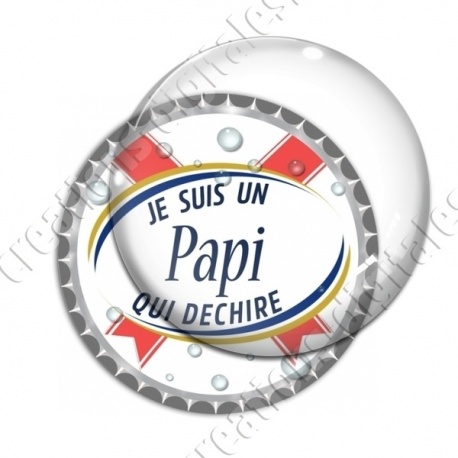 Image digitale - Je suis un papi... blanc- capsule