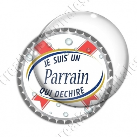 Image digitale - Je suis un parrain... blanc- capsule