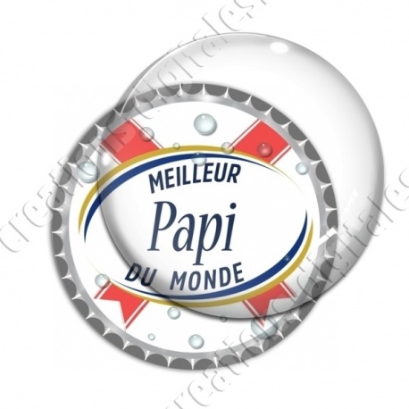 Image digitale - Meilleur papi... blanc- capsule