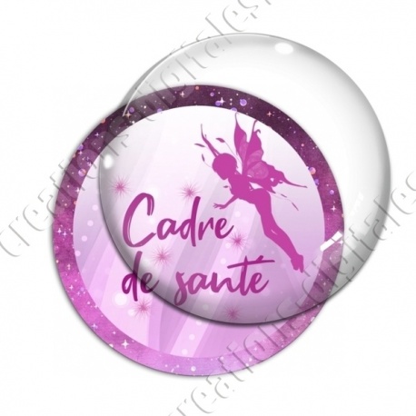 Image digitale - Fée rose - Cadre de santé