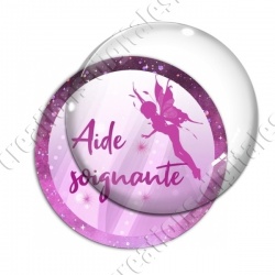 Image digitale - Fée rose - Aide soignante