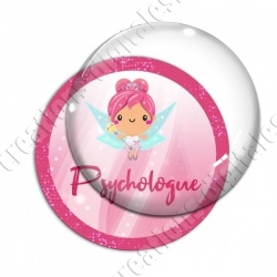 Image digitale - Fée rose 02 - Psychologue
