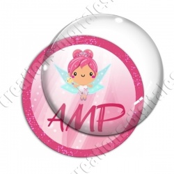 Image digitale - Fée rose 02 - AMP