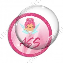 Image digitale - Fée rose 02 - AES