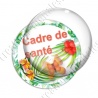 Image digitale - Tropical papillon - Cadre de santé