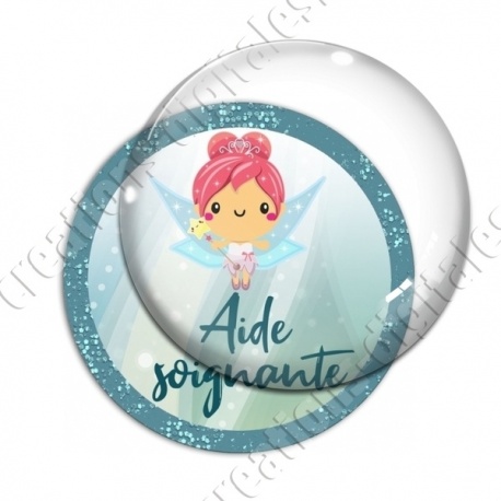 Image digitale - Fée turquoise - Aide soignante