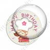 Image digitale - Happy birthday - cuisinière aquarelle