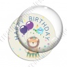 Image digitale - Happy birthday - Lion et ballons
