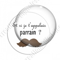 Image digitale - Et si je t'appelais parrain - Moustache