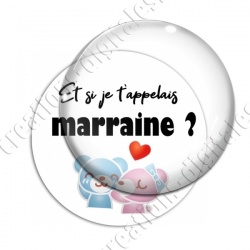 Image digitale - Et si je t'appelais marraine- Oursons