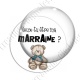 Image digitale - Veux-tu être ma marraine - Ourson bleu