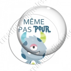 Image digitale - Même pas peur - Monstre bleu 02