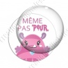 Image digitale - Même pas peur - Monstre rose 01