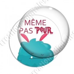 Image digitale - Même pas peur - Monstre turquoise 02