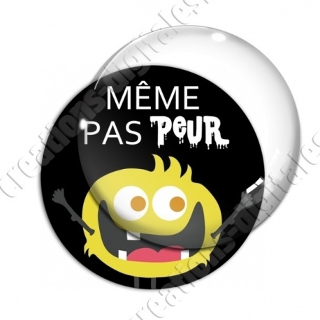 Image digitale - Même pas peur - Monstre jaune 01