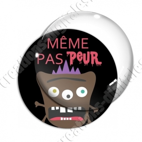 Image digitale - Même pas peur - Monstre marron 02