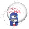 Image digitale - Même pas peur - Monstre bleu 01