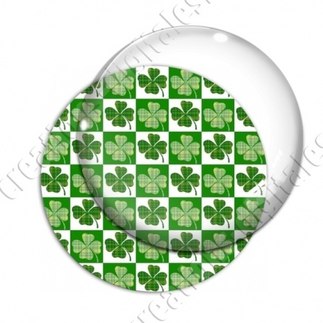 Image digitale - Trèfle 4 feuilles - Fond 01