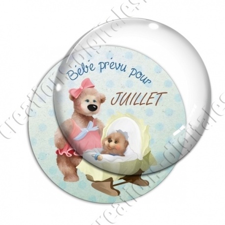 Image digitale - Bébé garçon- Juillet
