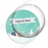 Image digitale - Joyeux noël - fond hivernal 01