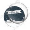 Image digitale - Joyeux noël - fond hivernal 06