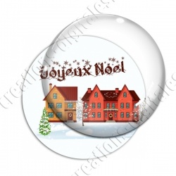 Image digitale - Joyeux noël - Maisons 01