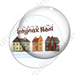 Image digitale - Joyeux noël - Maisons 02
