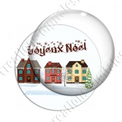 Image digitale - Joyeux noël - Maisons 03