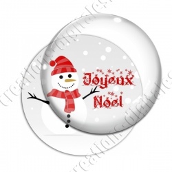 Image digitale - Joyeux noël - Bonhomme de neige