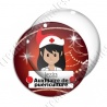 Image digitale - Auxiliaire de puériculture thème noel