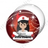 Image digitale - Infirmière thème noel
