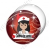 Image digitale - Cadre de santé thème noel