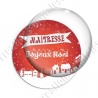 Image digitale - Maitresse - Joyeux noel paysage rouge