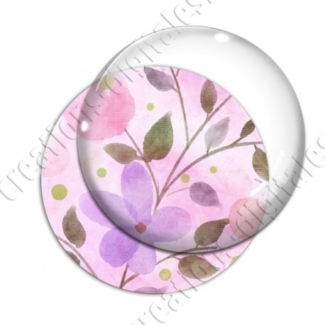 Image digitale - Fond fleurs roses 03