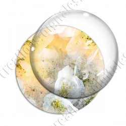 Image digitale - Fond fleurs blanches 03