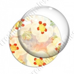Image digitale - Fond fleurs blanches 07
