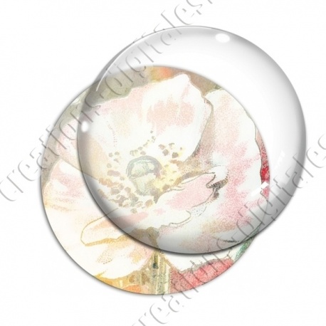Image digitale - Fond fleurs pastel 01 zoom