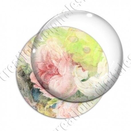 Image digitale - Fond fleurs pastel 02