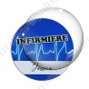 Image digitale - Infirmière - Fond ligne électro