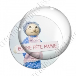 Image digitale - Bonne fête mamie - Poupée
