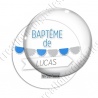 Image digitale - Baptême de - Fond blanc