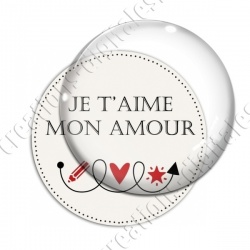 Image digitale - Mon amour - Flèche bouclée