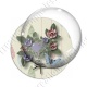 Image digitale - Composition florale 4 - Fond coeur