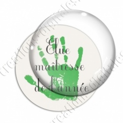 Image digitale - Elue maîtresse - Main verte