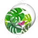 Image digitale - Tropical et papillon rose