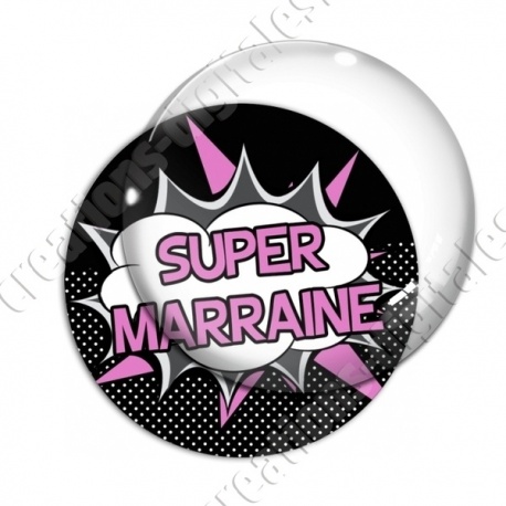 Image digitale - Comics - Super marraine - Rose
